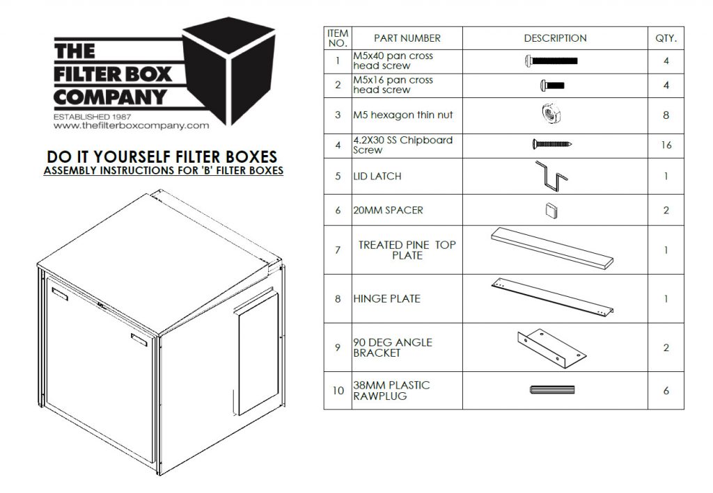 Filter Box Assembly The Filter Box Company